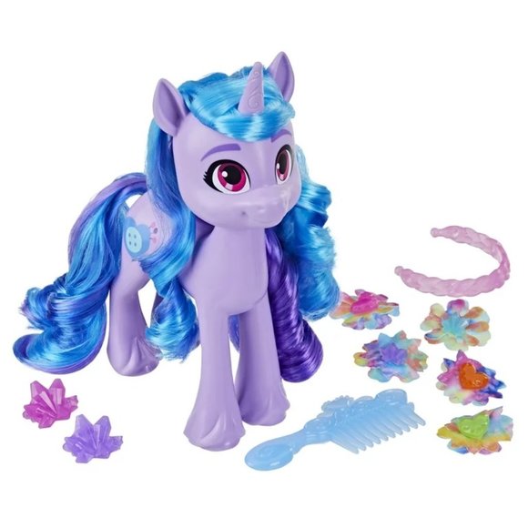 My Little Pony: A New Generation Movie Unicorn Charms Izzy Moonbow Pony Figure - Picture 2 of 2